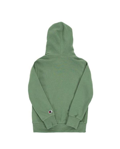 Bluza dziecięca Champion HOODED SWEATSHIRT 305949GS098 Zielona - Sklep online Mastersport
