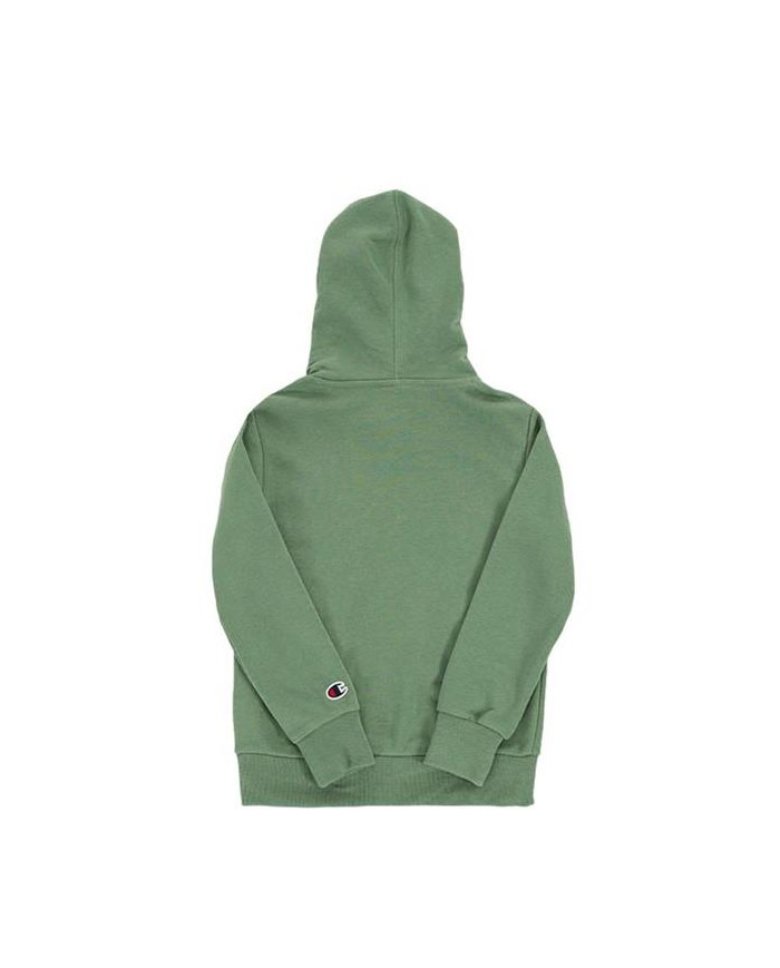 Bluza dziecięca Champion HOODED SWEATSHIRT 305949GS098 Zielona - Sklep online Mastersport