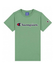 Koszulka dziecięca Champion CREWNECK T-SHIRT 305954GS098 Zielona - Sklep online Mastersport