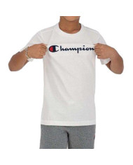 Koszulka dziecięca Champion CREWNECK T-SHIRT 305954WW001 Biała - Sklep online Mastersport