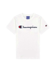 Koszulka dziecięca Champion CREWNECK T-SHIRT 305954WW001 Biała - Sklep online Mastersport