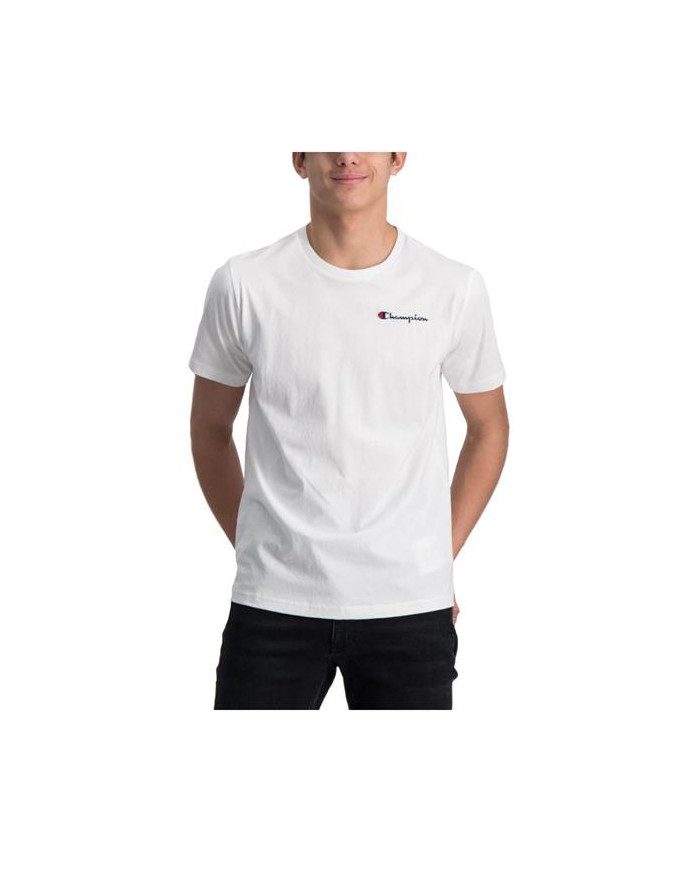 Koszulka dziecięca Champion CREWNECK T-SHIRT 305955WW001 Biała - Sklep online Mastersport