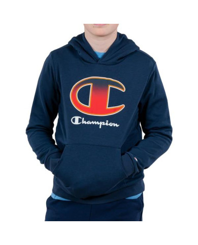 Bluza dziecięca Champion HOODED SWEATSHIRT 305975BS503 Niebieska - Sklep online Mastersport