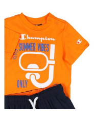 Dres dziecięcy Champion SET 306049OS017 Pomarańczowy - Sklep online Mastersport