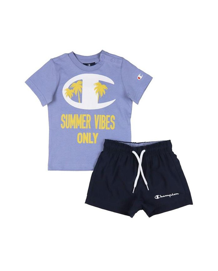 Dres dziecięcy Champion SET 306049VS076 Fioletowy - Sklep online Mastersport