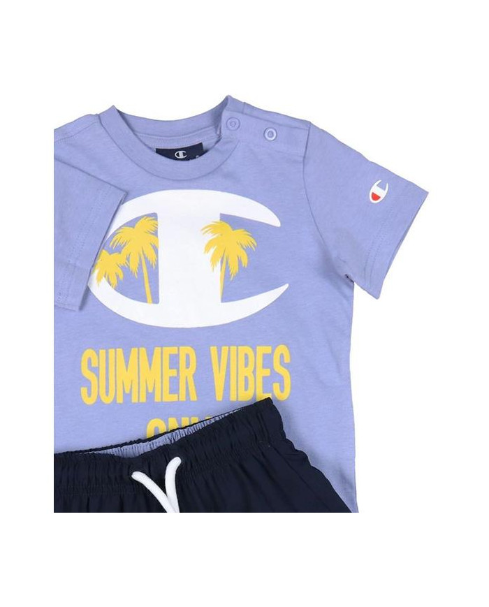 Dres dziecięcy Champion SET 306049VS076 Fioletowy - Sklep online Mastersport