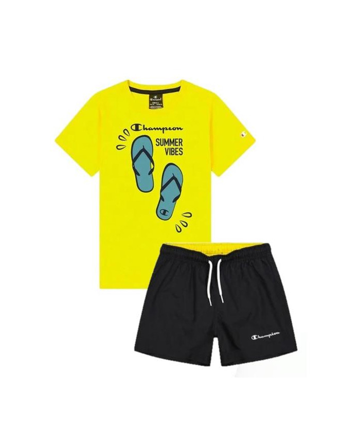 Dres dziecięcy Champion SET 306050YS099 Żółty - Sklep online Mastersport