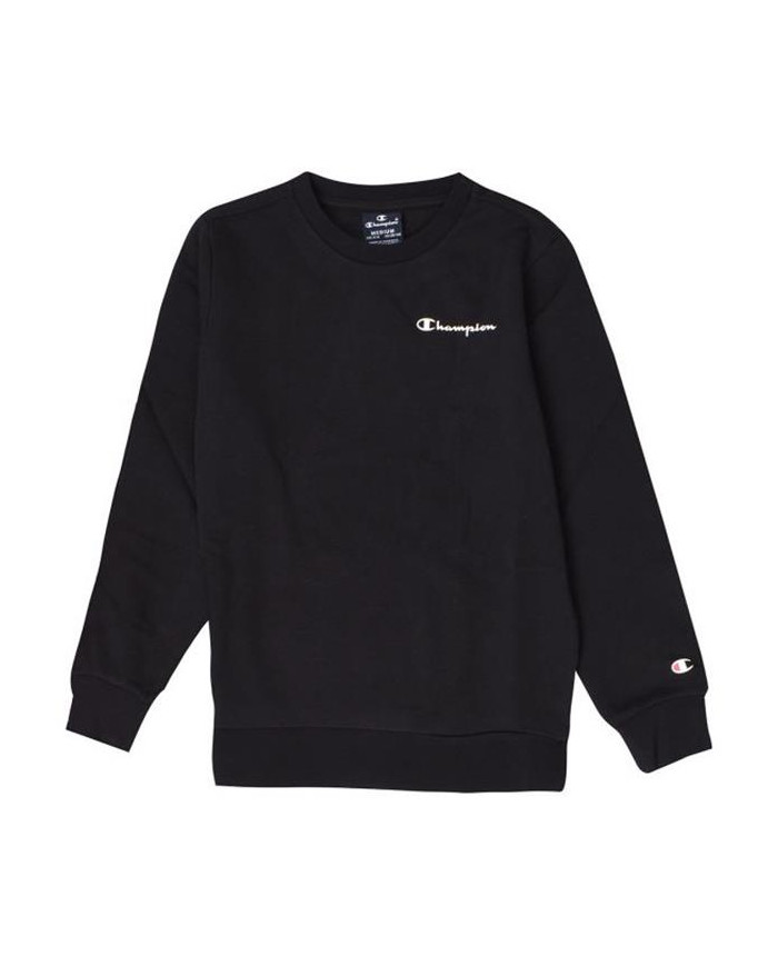 Bluza dziecięca Champion CREWNECK SWEATSHIRT 306127KK001 Czarna - Sklep online Mastersport