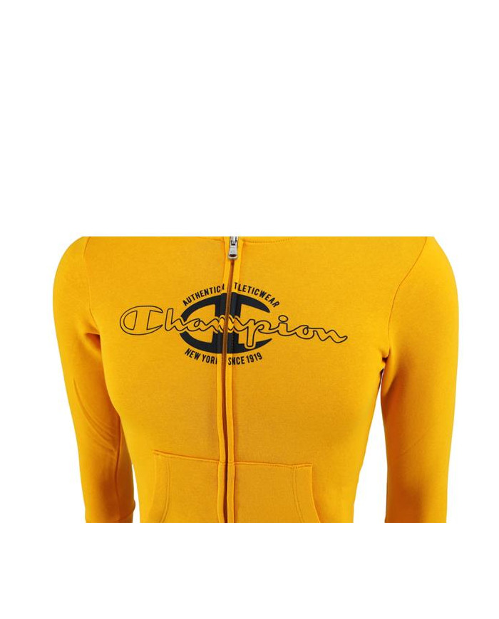 Bluza dziecięca Champion HOODED FULL ZIP SWEATSHIRT 306170YS113 Pomarańczowa - Sklep online Mastersport