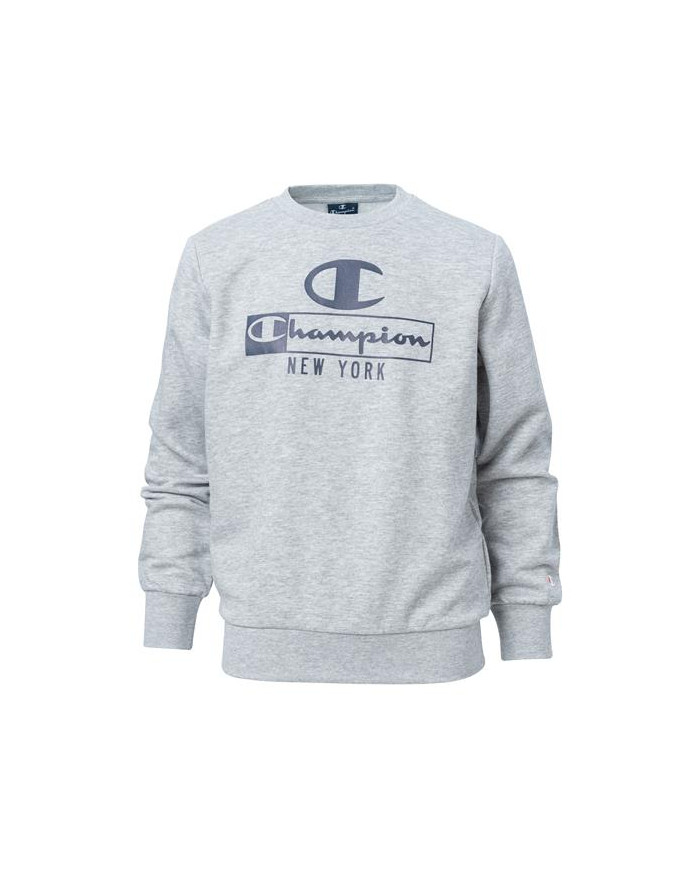 Bluza dziecięca Champion CREWNECK SWEATSHIRT 306172EM006 Niebieska - Sklep online Mastersport