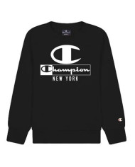 Bluza dziecięca Champion CREWNECK SWEATSHIRT 306172KK001 Czarna - Sklep online Mastersport