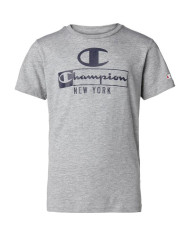 Koszulka dziecięca Champion CREWNECK T-SHIRT 306174EM006 Szara - Sklep online Mastersport