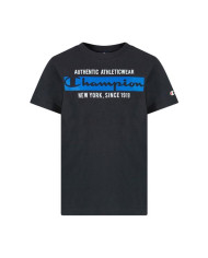 Koszulka dziecięca Champion CREWNECK T-SHIRT 306174KK001 Czarna - Sklep online Mastersport