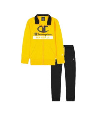 Dres dziecięcy Champion FULL ZIP SUIT 306179YS113 Żółty - Sklep online Mastersport