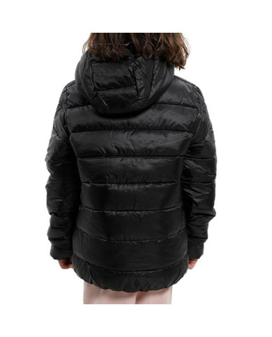 Kurtka dziecięca Champion HOODED JACKET 306197KK001 Czarna - Sklep online Mastersport