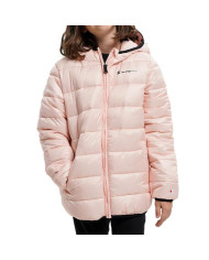 Kurtka dziecięca Champion HOODED JACKET 306197PS075 Różowa - Sklep online Mastersport