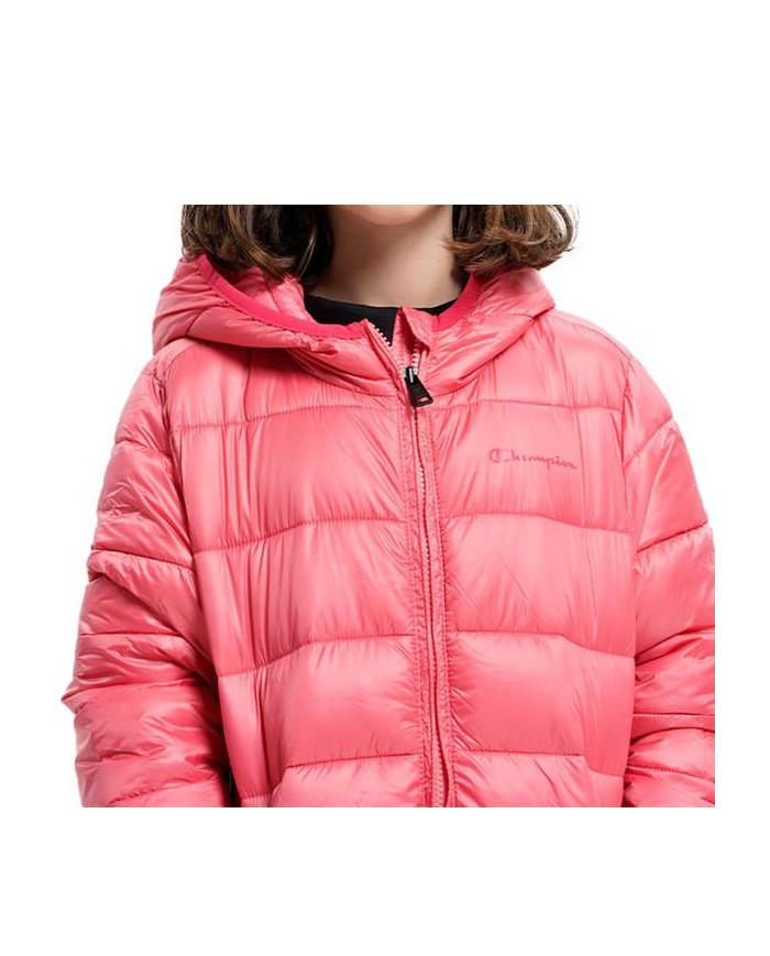 Kurtka dziecięca Champion HOODED JACKET 306197PS171 Różowa - Sklep online Mastersport