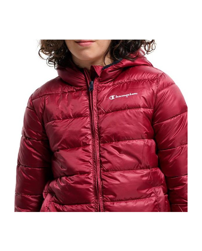 Kurtka dziecięca Champion HOODED JACKET 306197RS506 Czerwona - Sklep online Mastersport