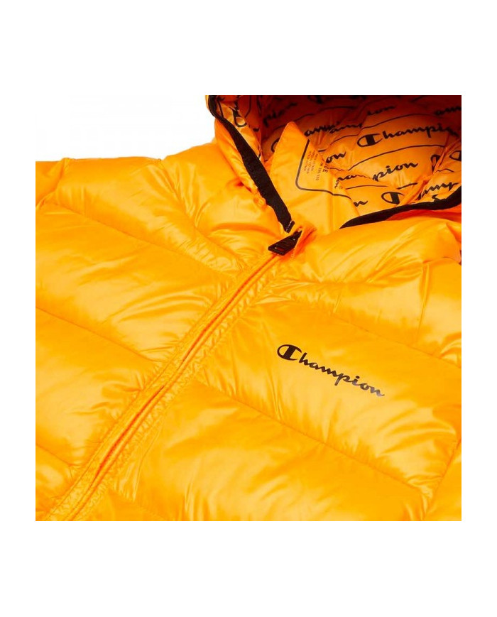 Kurtka dziecięca Champion HOODED JACKET 306197YS113 Żółta - Sklep online Mastersport
