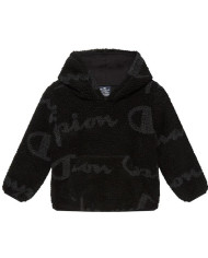 Bluza dziecięca Champion HOODED TOP 306206KL001 Czarna - Sklep online Mastersport