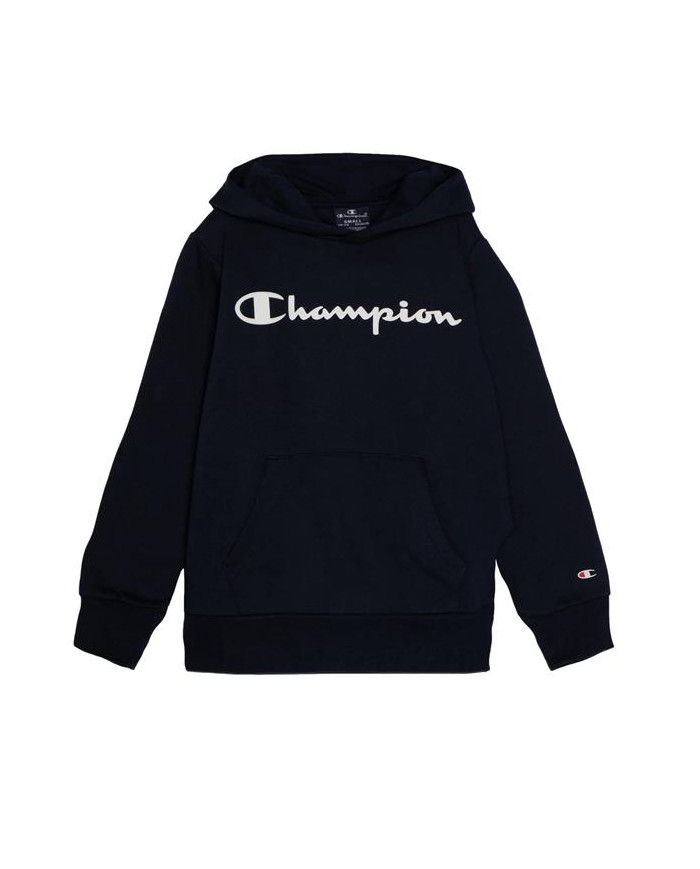 Bluza dziecięca Champion HOODED SWEATSHIRT 306277KK001 Czarna - Sklep online Mastersport