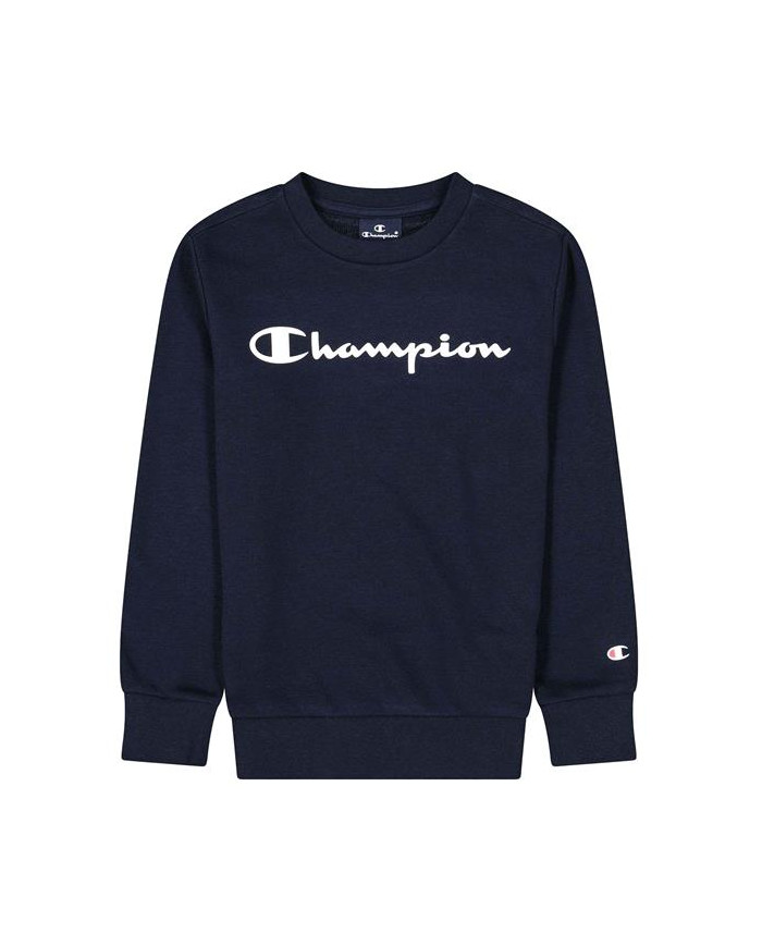 Bluza dziecięca Champion CREWNECK SWEATSHIRT 306278BS501 Niebieska - Sklep online Mastersport