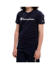 Koszulka dziecięca Champion CREWNECK T-SHIRT 306285BS501 Niebieska - Sklep online Mastersport