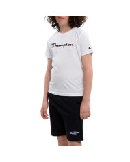 Koszulka dziecięca Champion CREWNECK T-SHIRT 306285WW001 Biała - Sklep online Mastersport