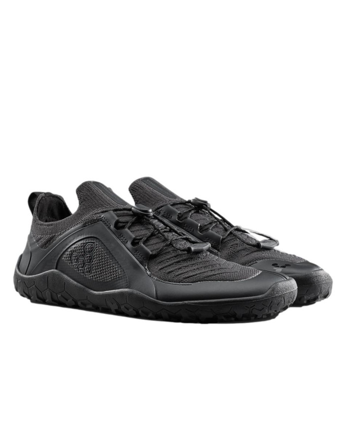 Buty męskie Vivobarefoot PRIMUS TRAIL KNIT FG MENS OBSIDIAN/ OBSIDIAN 309099-21 Czarne - Sklep online Mastersport