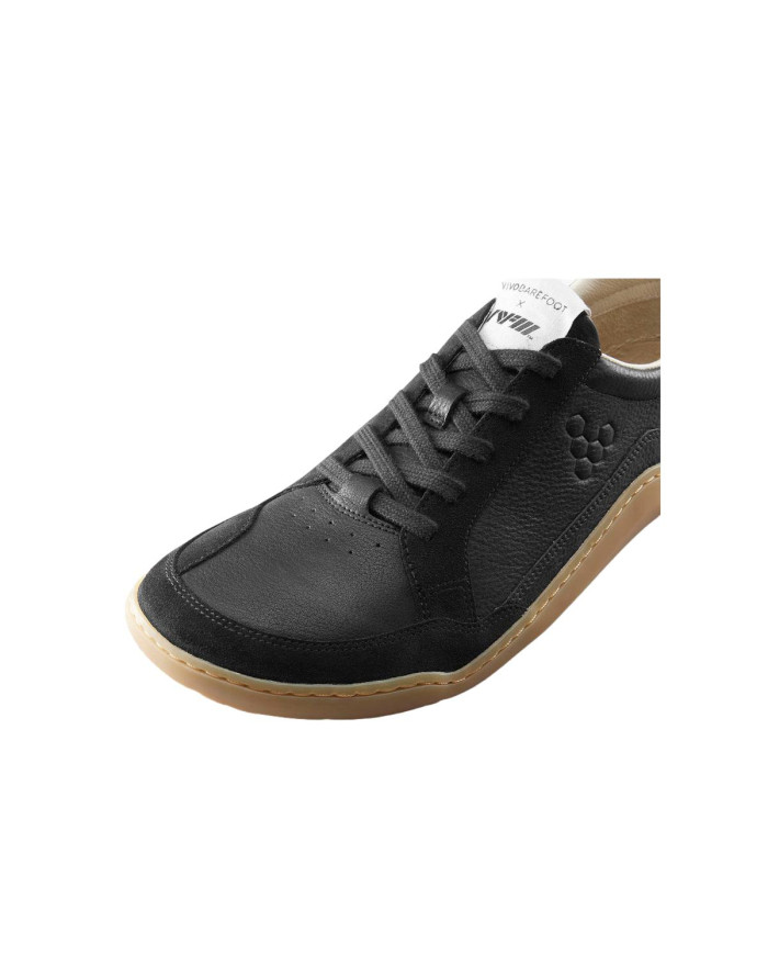 Buty męskie Vivobarefoot GOBI II SNEAKER PREMIUM LEATHER MENS OBSIDIAN 309660-01 Czarne - Sklep online Mastersport