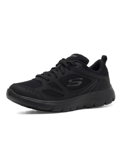 Buty damskie Skechers SUMMITS SUITED 12982BBK Czarne - Sklep online Mastersport