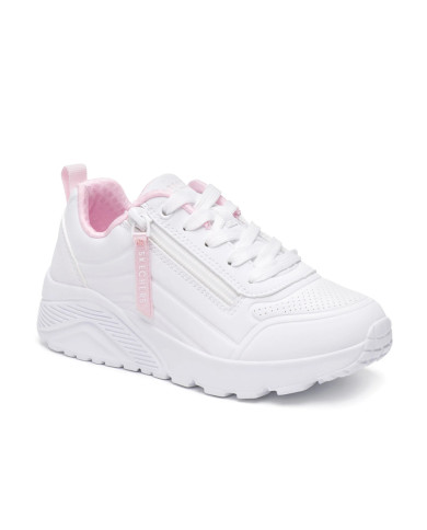 Buty dziecięce Skechers UNO LITE EASY ZIP 310387LWHT Białe - Sklep online Mastersport