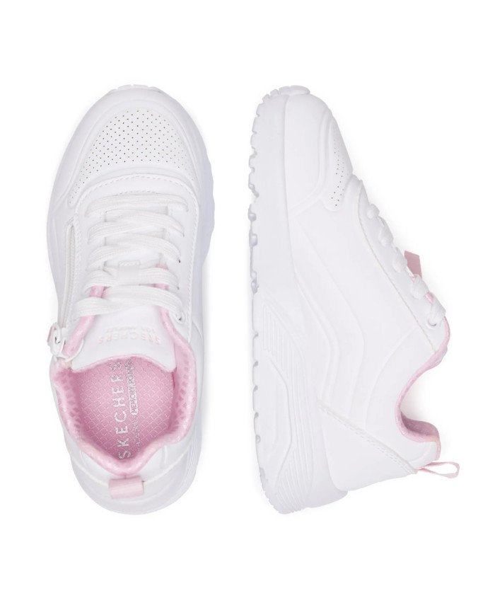 Buty dziecięce Skechers UNO LITE EASY ZIP 310387LWHT Białe - Sklep online Mastersport