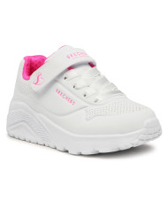 Buty dziecięce Skechers UNO LITE 310451LWHP Białe - Sklep online Mastersport