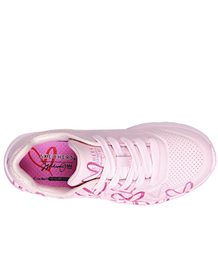 Buty dziecięce Skechers UNO LITE SPREAD THE JOY 314065LLPMT Różowe - Sklep online Mastersport