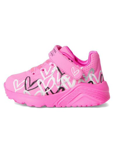Buty dziecięce Skechers UNO LITE - LOVE LEVITATE 314078NHPMT Różowe - Sklep online Mastersport