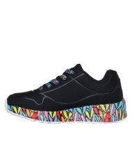 Buty dziecięce Skechers UNO LITE-SUBTLE LOVE 314088LBKMT Czarne - Sklep online Mastersport