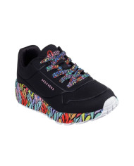 Buty dziecięce Skechers UNO LITE-SUBTLE LOVE 314088LBKMT Czarne - Sklep online Mastersport
