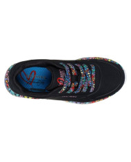 Buty dziecięce Skechers UNO LITE-SUBTLE LOVE 314088LBKMT Czarne - Sklep online Mastersport