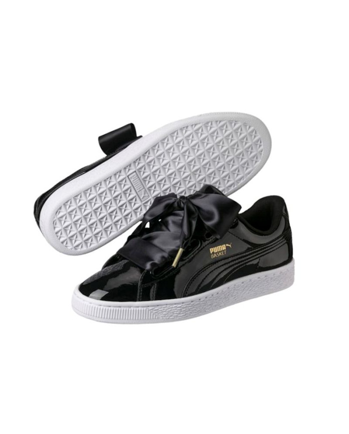Buty damskie Puma BASKET HEART PATENT 36307301 Czarne - Sklep online Mastersport