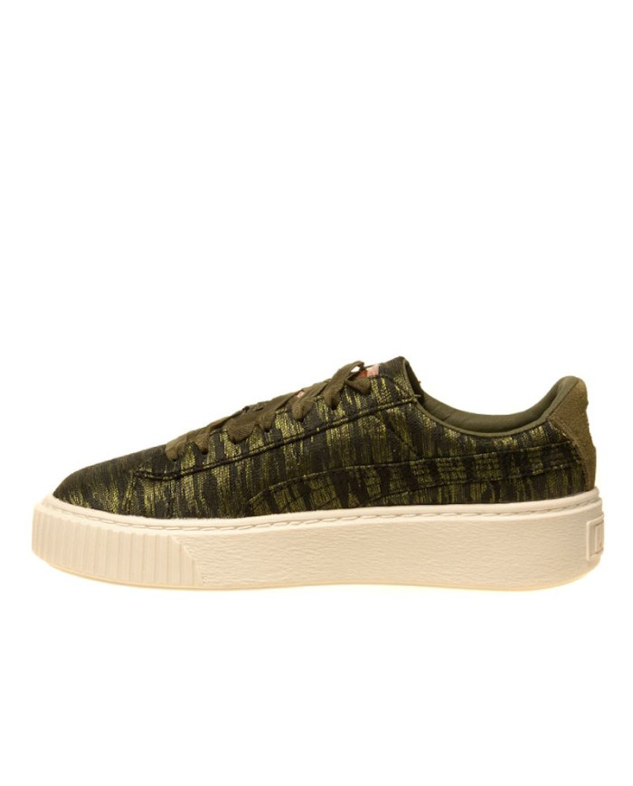 Buty damskie Puma BASKET PLATFORM VR WMNS 36409201 Zielone - Sklep online Mastersport