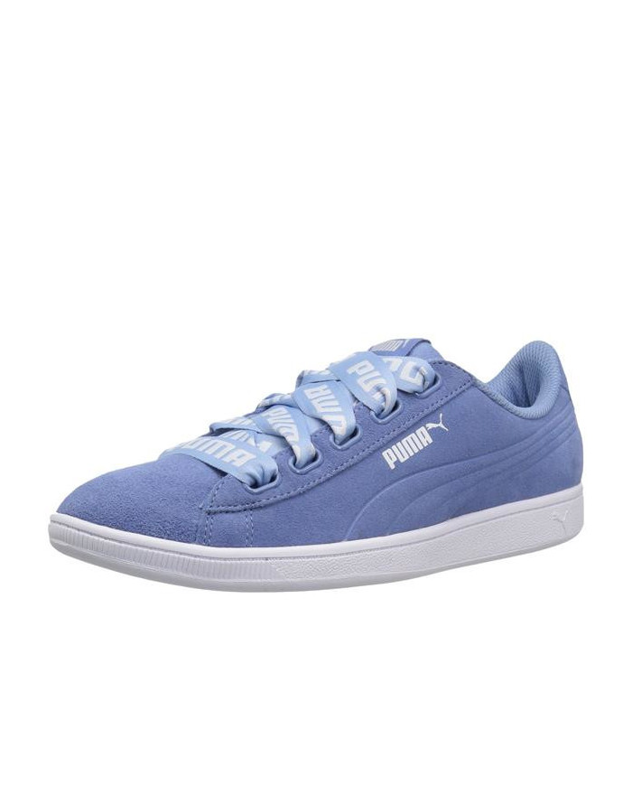 Buty damskie Puma VIKKY PLATFORM RIBBON 36531203 Niebieskie - Sklep online Mastersport