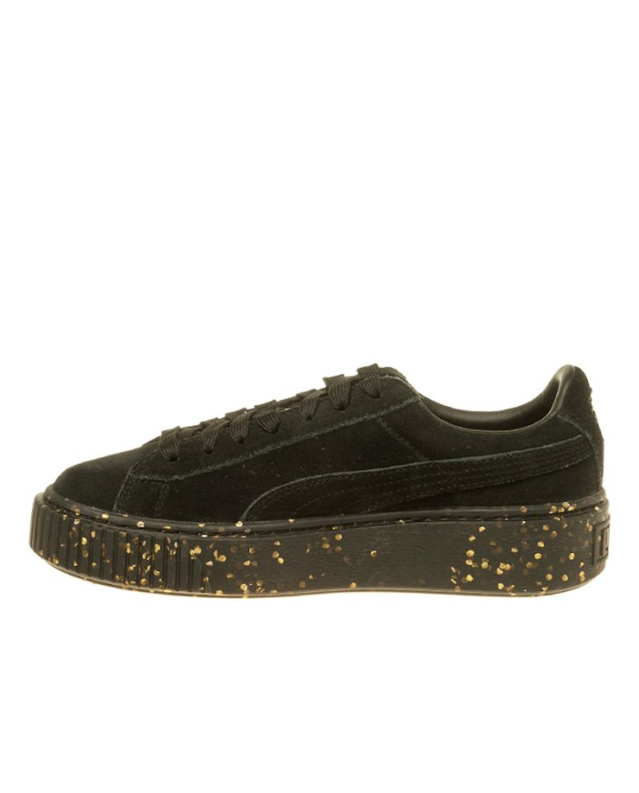 Buty damskie Puma SUEDE PLATFORM CELEBRATE WMNS 36562101 Czarne - Sklep online Mastersport