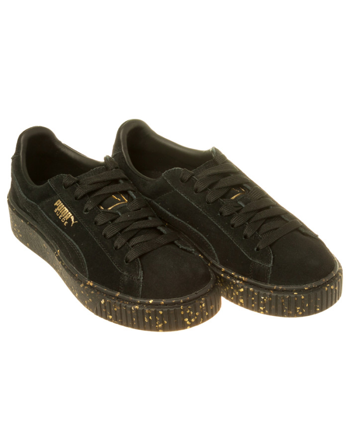 Buty damskie Puma SUEDE PLATFORM CELEBRATE WMNS 36562101 Czarne - Sklep online Mastersport