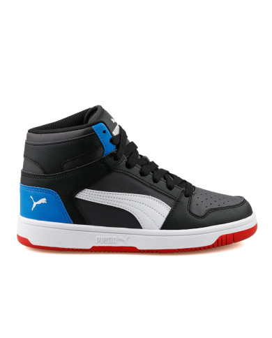Buty dziecięce Puma REBOUND LAYUP SL JR 37048624 Czarne - Sklep online Mastersport