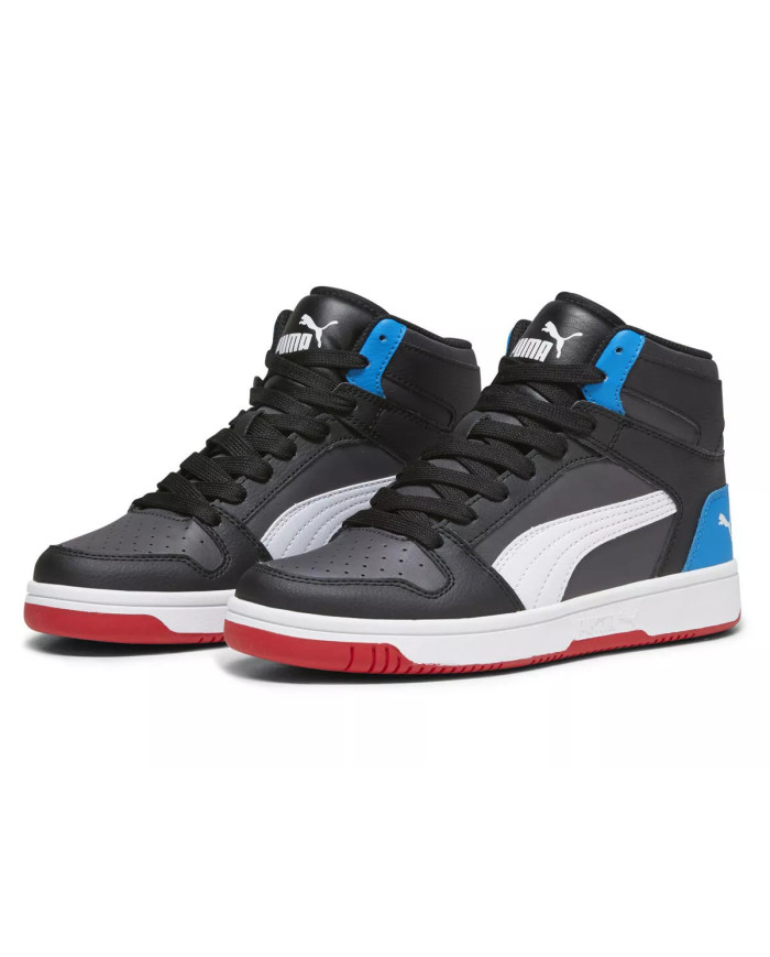 Buty dziecięce Puma REBOUND LAYUP SL JR 37048624 Czarne - Sklep online Mastersport