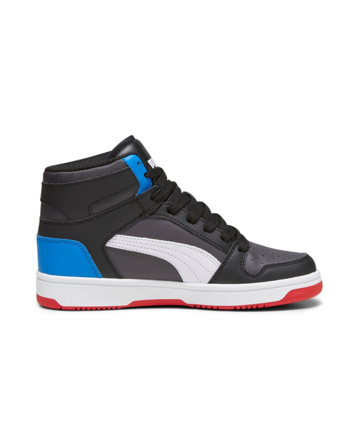 Buty dziecięce Puma REBOUND LAYUP SL JR 37048624 Czarne - Sklep online Mastersport