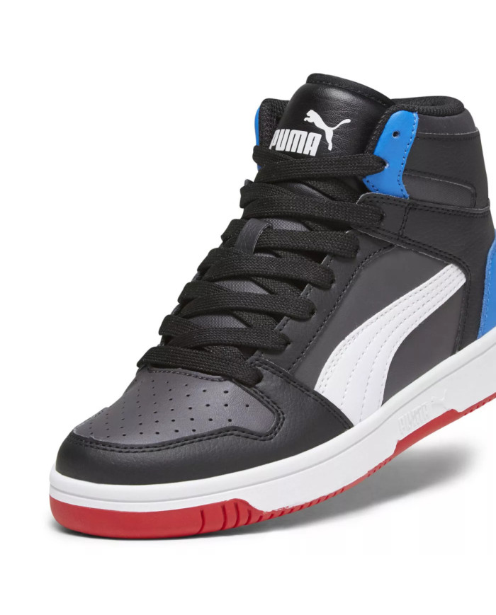 Buty dziecięce Puma REBOUND LAYUP SL JR 37048624 Czarne - Sklep online Mastersport