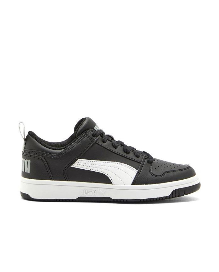 Buty dziecięce Puma REBOUND LAYUP LO SL JR 37049002 Czarne - Sklep online Mastersport