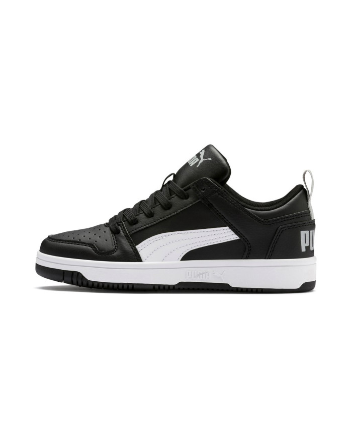 Buty dziecięce Puma REBOUND LAYUP LO SL JR 37049002 Czarne - Sklep online Mastersport